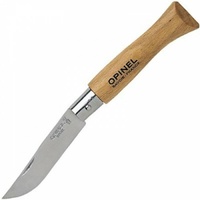 Opinel 001072 - 6cm Stainless Steel Outdoor Knife, No 5 (Hardwood Beech Handle)
