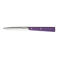 Opinel 001587 - 11cm Stainless Steel Bon Appetit Table/Steak Knives (Box of 12 with Purple Handles)