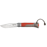 Opinel 001714 Outdoor knife earth red