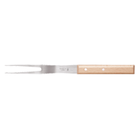 Opinel 001824 - 16cm Stainless Steel Parallel Carving Fork (Hardwood Beech Handle)