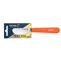 Opinel 001936 - 6.5cm Stainless Steel Spreader Knife (Tangerine Handle)