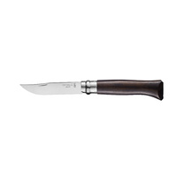 Opinel 002015  - 8.5cm Stainless Steel Utility Knife, No 8 (Ebony Handle)