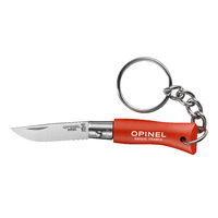 Opinel 002272 - 3.5cm Stainless Steel Keyring Knife, No 2 (Anise Orange Handle)