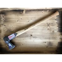 Muller 0275-25 - 2.5kg Hand Forged Dynamic Splitting Axe (Hickory Handle with Steel Guard)