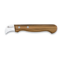 Maserin 0BA630600 - 3cm Stainless Steel Chestnut Knife (Olive Wood Handle)