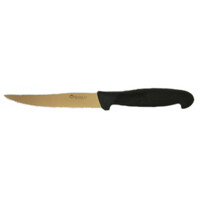 Maserin 0BA631213 - 11cm Stainless Steel Steak Knife Saw Santoprene Handle (set of 6)