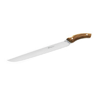 Maserin 2028/OL - 27cm Stainless Steel Carving Knife (Olive Wood Handle)