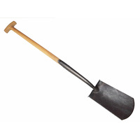 Dewit 20510 - 75cm English Spade with Steps (Ash Handle with T)