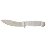 Victory Knives 220113115 - 2.5mm x 13cm Stainless Steel Sheep Skinning Knife (White Plastic Handle)