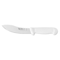 Victory Knives 220415115 - 2.5mm x 15cm Stainless Steel Ribbing Knife (White Plastic Handle)