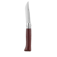 Opinel 226086 - 8.5cm Stainless Steel Luxe Outdoor Knife, No 8 (Padauk Wood Handle)
