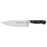 Tramontina 24011008  - 20cm Stainless Steel Century Chefs Knife (Black Polycarb/Fibreglass Handle)