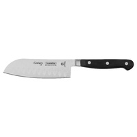 Tramontina 24020005  - 12.5cm Stainless Steel Santoku Knife (Black Polycarb/Fibreglass Handle)