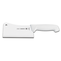 Tramontina 24624186 - 6" Stainless Steel  Professional Master Cleaver, Hangsell (White Reinforced Polycarbonate Handle)