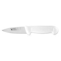 Victory Knives 260410115  - 2.5mm x 10cm Stainless Steel Tuna Knife (White Plastic Handle)