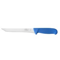 Victory Knives 271019200BLUE - 2.5mm x 19cm Stainless Steel Straight Boning Knife (Blue Progrip Handle)