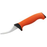 EKA 30190  - 8cm Stainless Steel Gutting Knife (Orange Santoprene Handle)