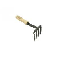 Dewit 3023 - 125mm Twisted Gardening Claw, 4 Tine (Ash Wood Handle)