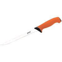 EKA 30240 - 220mm Stainless Steel Filleting Knife (Orange Santoprene Handle)