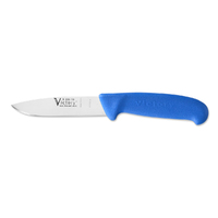 Victory Knives 330310202 - 2mm x 10cm Stainless Steel Drop-Point Knife (Blue Progrip Handle)