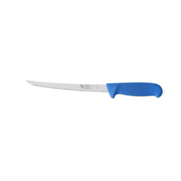 Victory Knives 350620200BLUE - 2mm x 20cm Stainless Steel Flexible Narrow Filleting Knife (Blue Progrip Handle)