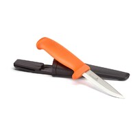 Hultafors 380010 - 208mm Carbon Steel Craftsman Knife HVK (Orange Plastic Handle)