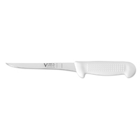 Victory Knives 5700015115 - 1.5mm x 15cm Stainless Steel Superflex Narrow Straight Boning Knife (White Plastic Handle)