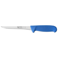 Victory Knives 5700015200BLUE - 1.5mm x 15cm Stainless Steel Superflex Narrow Straight Boning Knife (Blue Progrip Handle)