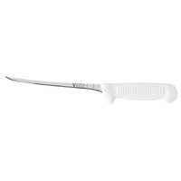 Victory Knives 5700319115  - 1.5mm x 19cm Stainless Steel Superflex Narrow Filleting Knife (White Plastic Handle)