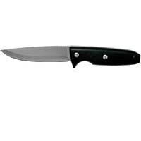 EKA 614302 -12cm Stainless Steel Nordic W12 Hunting Knife ( Wooden Handle)