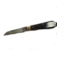 Joseph Rodgers 67BufSat - 60mm Stainless Steel Sheepsfoot Knife & 40mm Spearpoint Pen Knife (Buffalo Scales Handle)