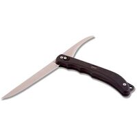 EKA 714602 - 130mm Stainless Steel Duo Gut/Fillet Knife (Black Proflex Handle)