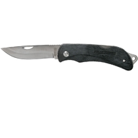 EKA 715608 - 7.4cm Stainless Steel Swede 8 Outdoor Knife (Black Proflex Handle)