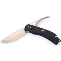 EKA 717308 - 100mm Stainless Steel Swing Blade G3 Folding Knife (Black EKA ProFlex Handle)