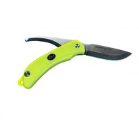 EKA 7367308 - 100mm Stainless Steel Swing Blade G4 Folding Knife (Lime EKA ProFlex Handle)