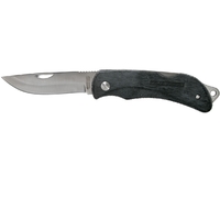 EKA 7915608 - 7.4cm Stainless Steel Swede 8 Outdoor Knife (Black Proflex Handle)