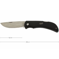EKA 7916608  - 8.8cm Stainless Steel Outdoor Knife Swede 10 (Black ProFlex Handle)