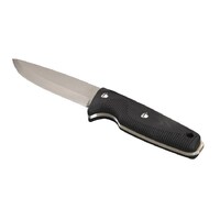 EKA 7924302 - 120mm Stainless Steel Nordic W12 Hunting Knife ( Black G10 Handle)