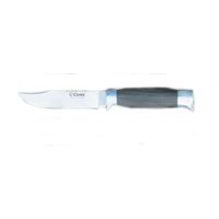 Curel CU2-S - 12.5cm Stainless Steel Hunting Knife (Dark Wood Handle)