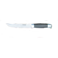 Curel CU3-S - 15cm Stainless Steel Hunting Knife (Dark Wood Handle)