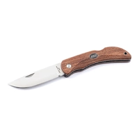 EKA EKA606608  - 90mm Stainless Steel Swede 10 Folding Knife Wooden Handle