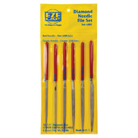 EZE-LAP EZE-600F -  Fine Needle File Set (6 Pieces)