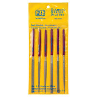 EZE-LAP EZE-607C -  Coarse Needle File Set (6 Pieces)