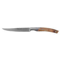 Goyon Chazeau GC5333 - 13cm Stainless Steel Steak Knife (Juniper Wood Handle)