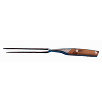 Goyon Chazeau GC6444  - 15cm Stainless Steel Chazeau Carving Fork (Juniper Wood Handle)