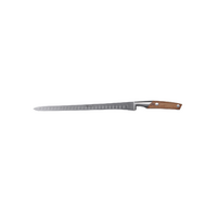 Goyon Chazeau GC6848S - 30cm Stainless Steel Granton Salmon Knife (Juniper Wood Handle)