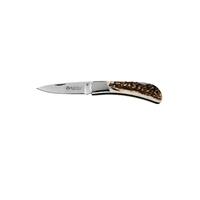 Maserin M126ICV - 80mm Stainless Steel Prestige Hunting Knife (Stag Horn Handle)