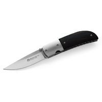 Maserin M388EB - 70mm Stainless Steel ATTI Folding Knife (Ebony handle with Blade Bolster)