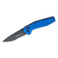 Maserin M46007G10B - 75mm Stainless Steel Sporting Knife (Blue G10 Handle)