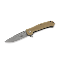 Maserin M680G10CY - 110mm Stainless Steel Police Folding Knife (Coyote Handle)